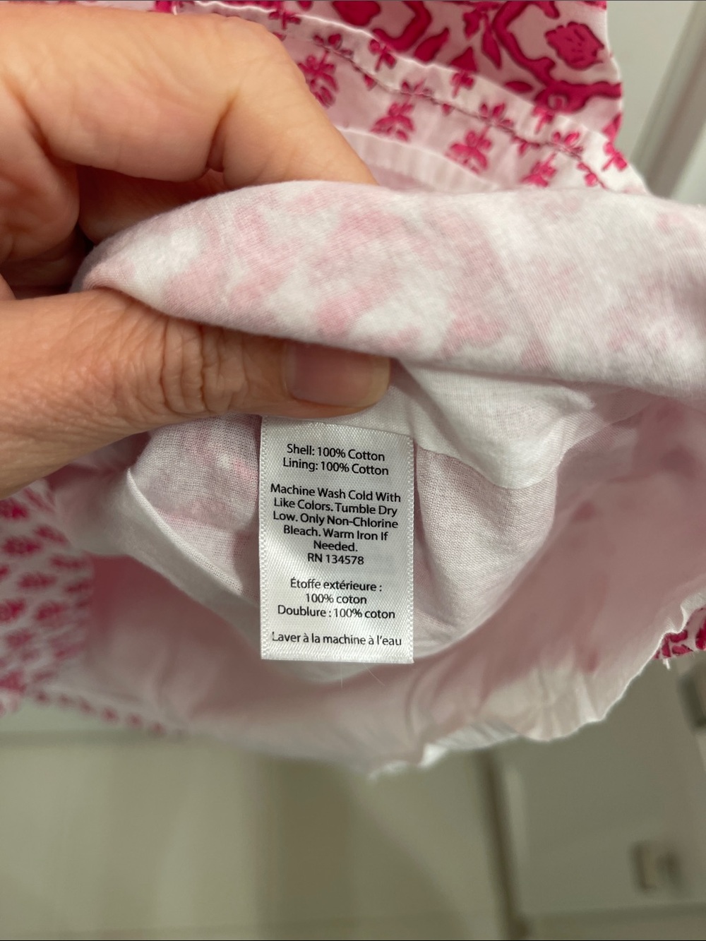 Vineyard Vines Pink and White Floral Print Dress - Picture 6 of 6
